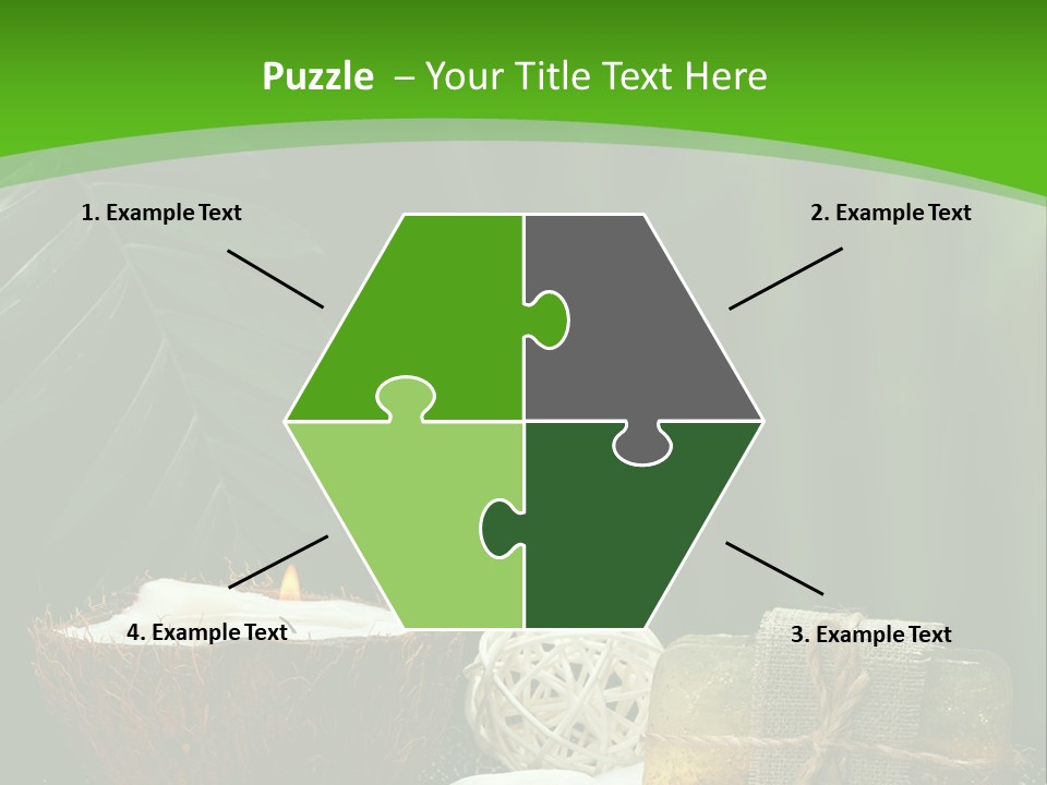 Salt Leaf Flame PowerPoint Template