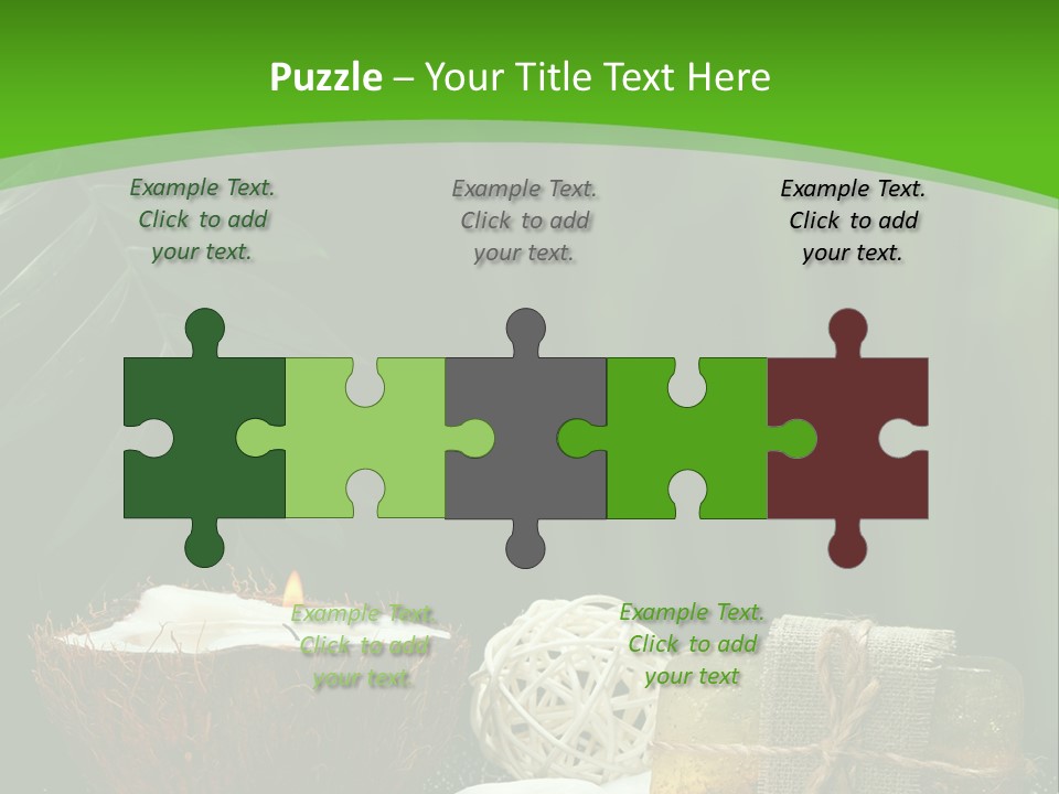 Salt Leaf Flame PowerPoint Template