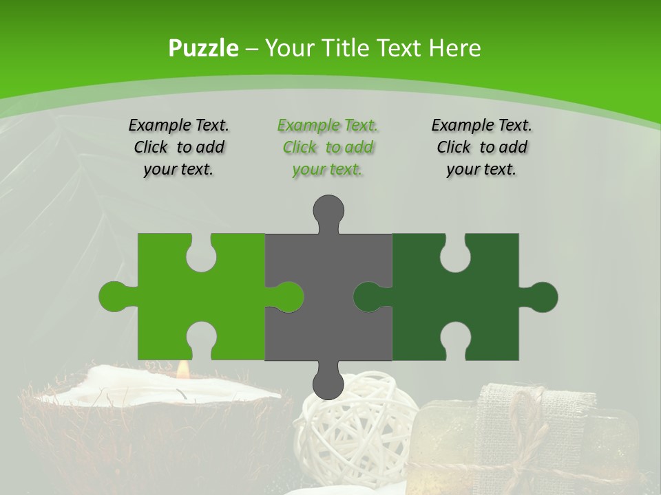 Salt Leaf Flame PowerPoint Template