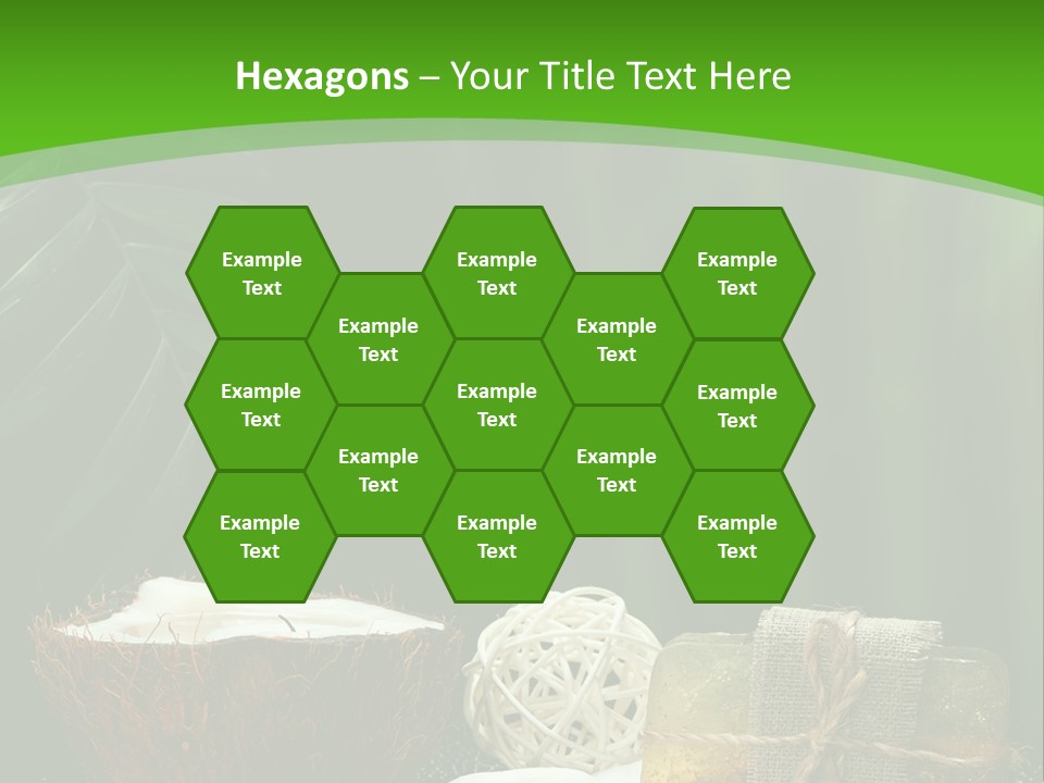 Salt Leaf Flame PowerPoint Template