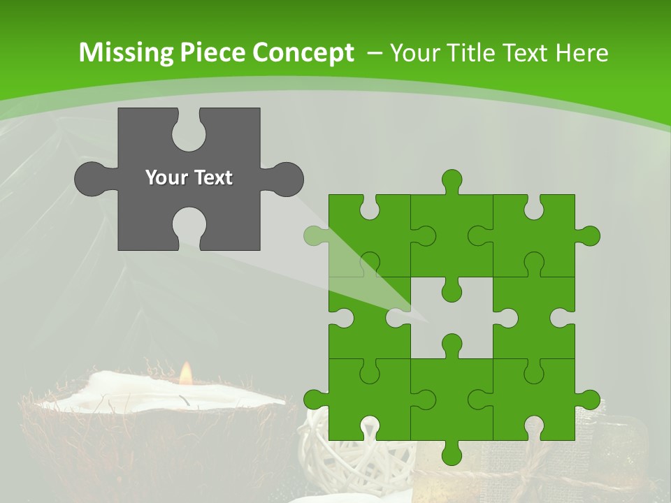 Salt Leaf Flame PowerPoint Template