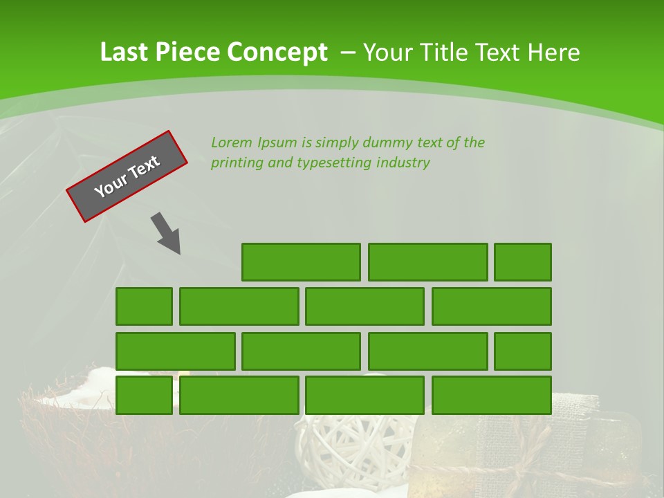 Salt Leaf Flame PowerPoint Template