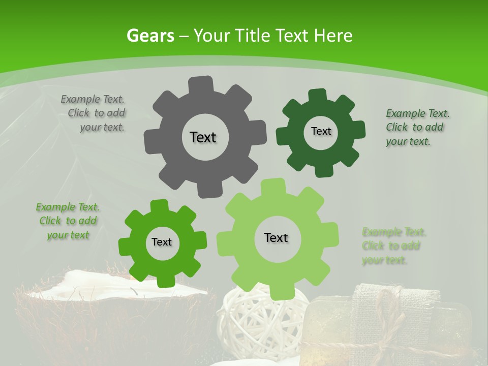 Salt Leaf Flame PowerPoint Template