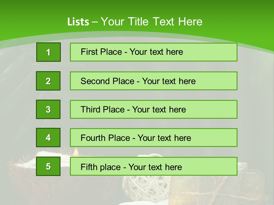Salt Leaf Flame PowerPoint Template