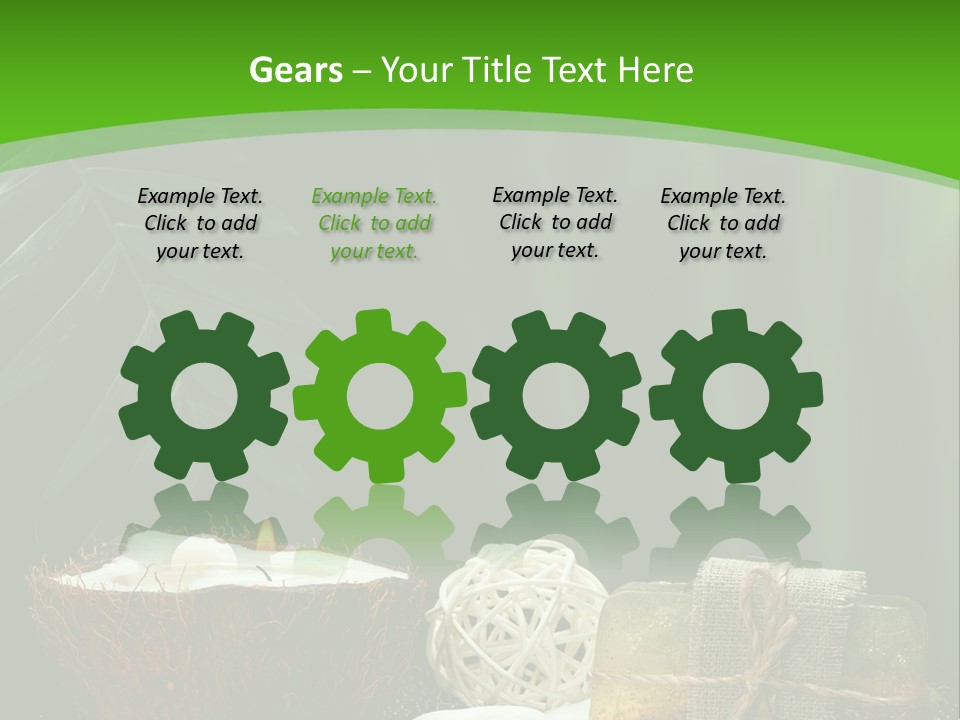 Salt Leaf Flame PowerPoint Template