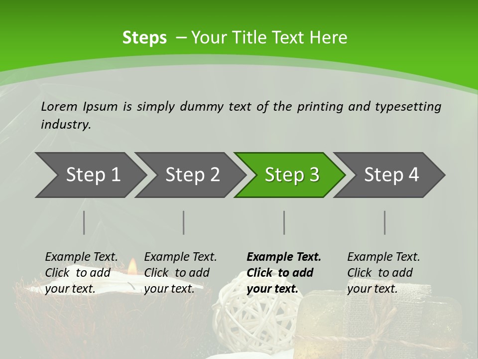 Salt Leaf Flame PowerPoint Template