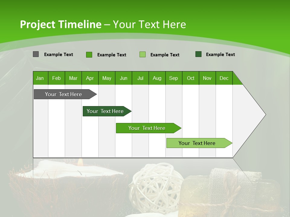Salt Leaf Flame PowerPoint Template