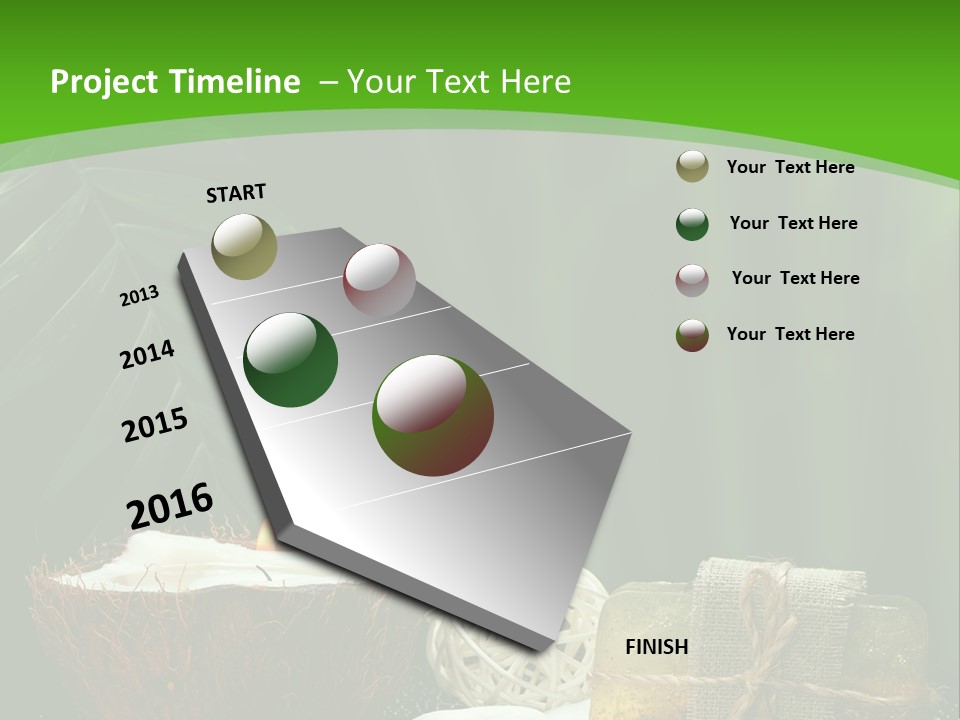 Salt Leaf Flame PowerPoint Template