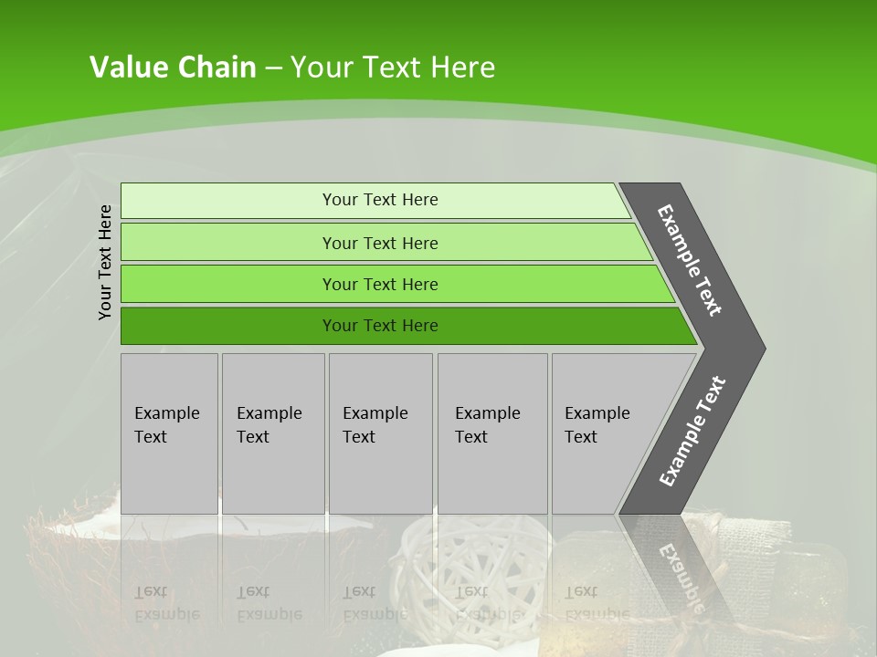 Salt Leaf Flame PowerPoint Template