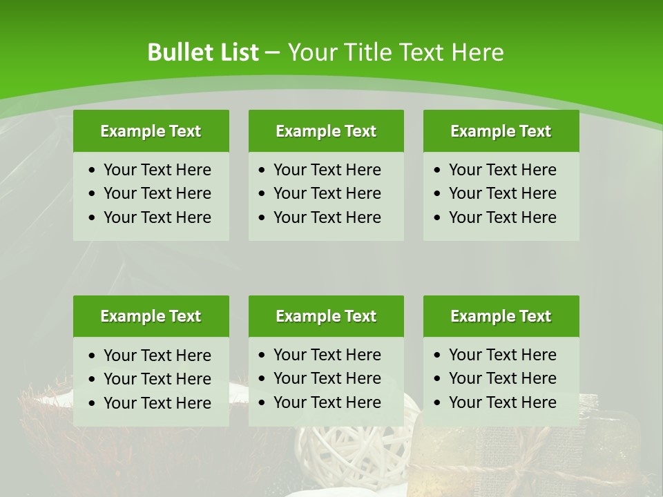 Salt Leaf Flame PowerPoint Template