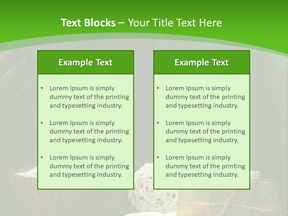 Salt Leaf Flame PowerPoint Template