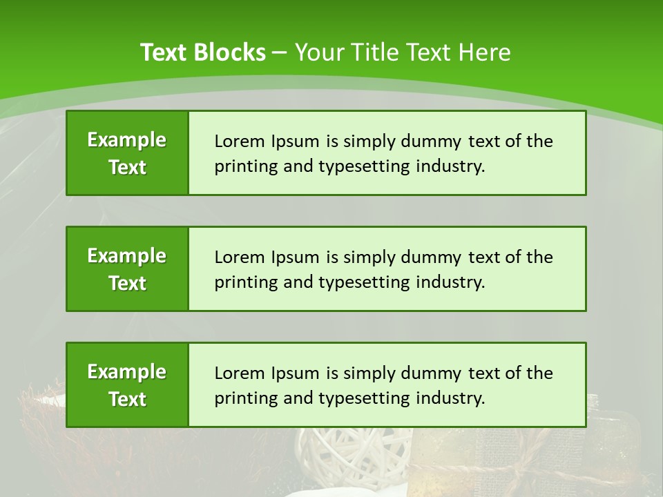 Salt Leaf Flame PowerPoint Template