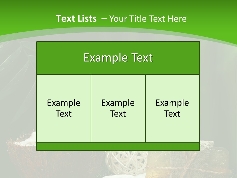 Salt Leaf Flame PowerPoint Template