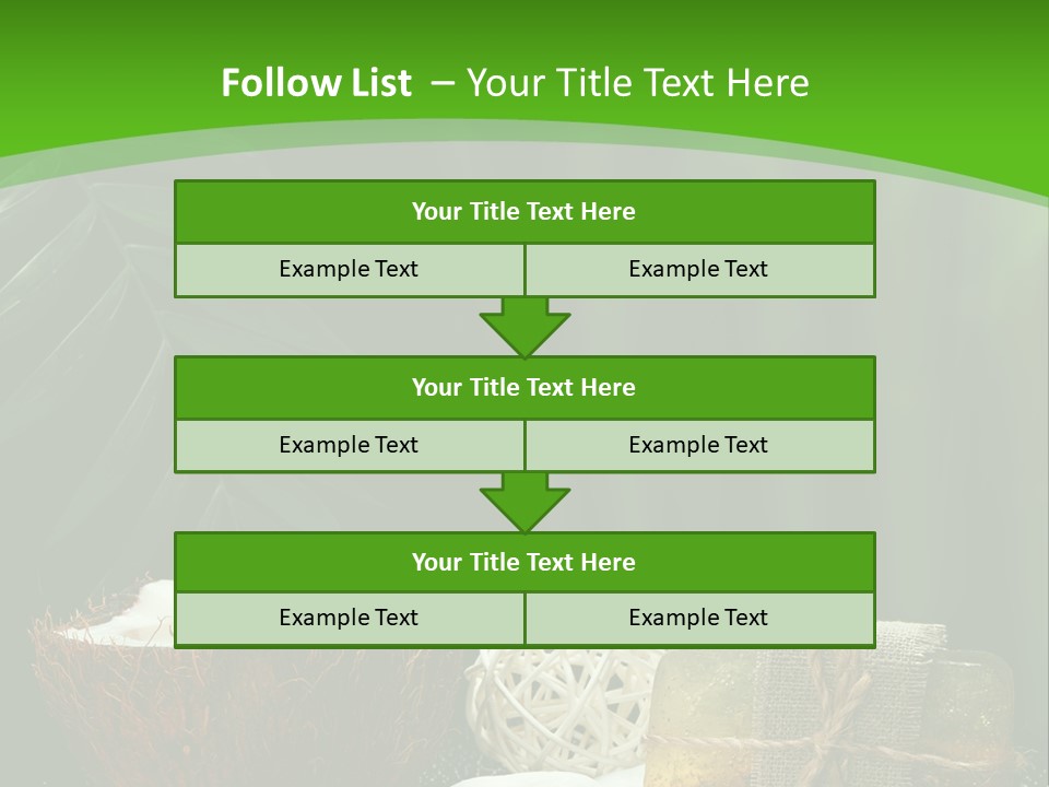 Salt Leaf Flame PowerPoint Template