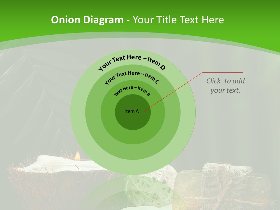 Salt Leaf Flame PowerPoint Template