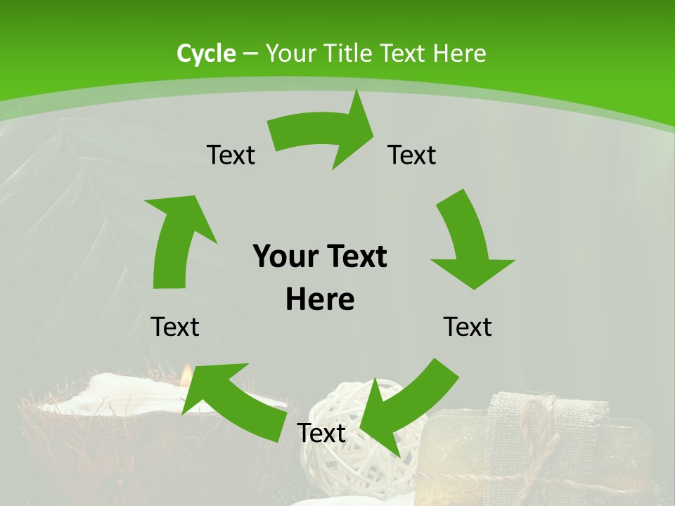 Salt Leaf Flame PowerPoint Template