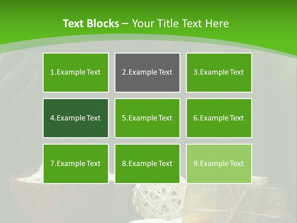 Salt Leaf Flame PowerPoint Template