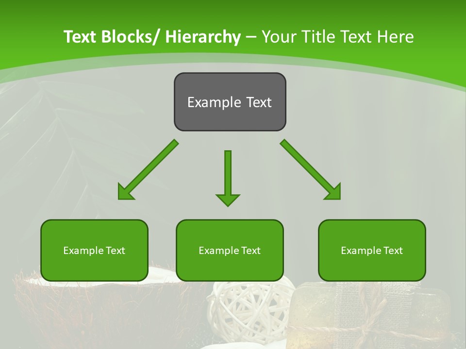 Salt Leaf Flame PowerPoint Template