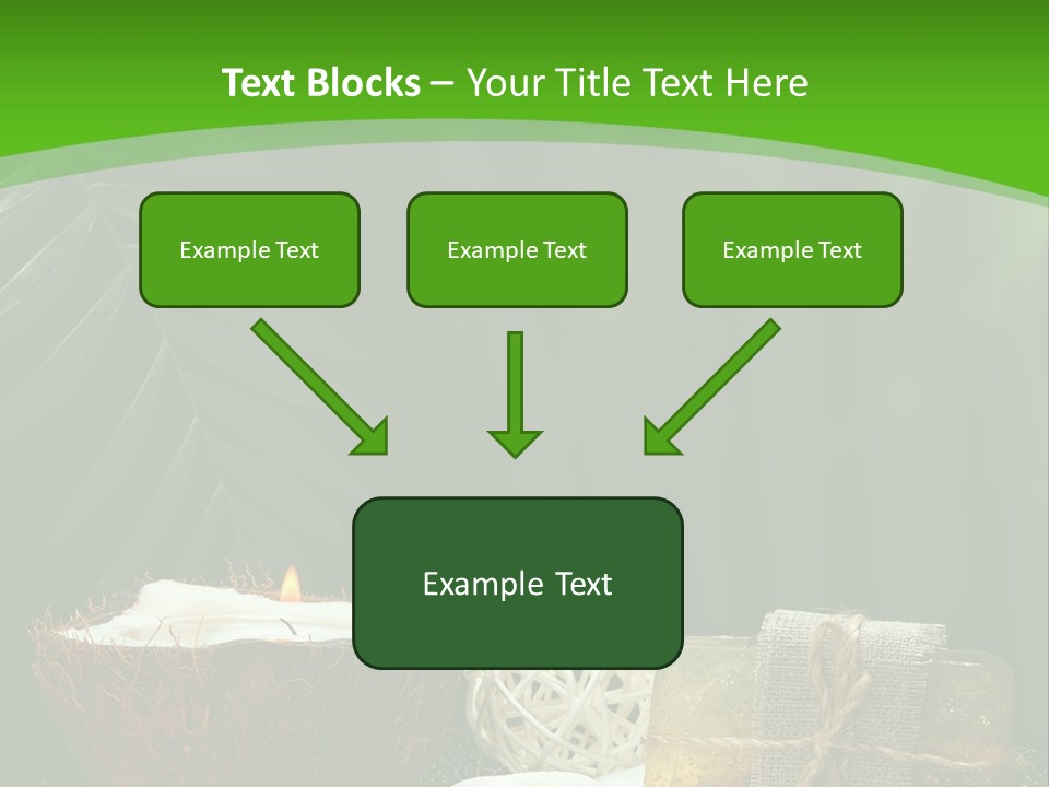 Salt Leaf Flame PowerPoint Template
