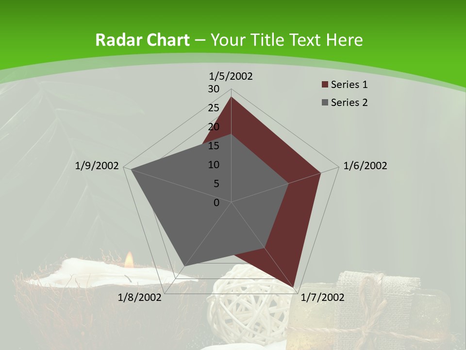 Salt Leaf Flame PowerPoint Template
