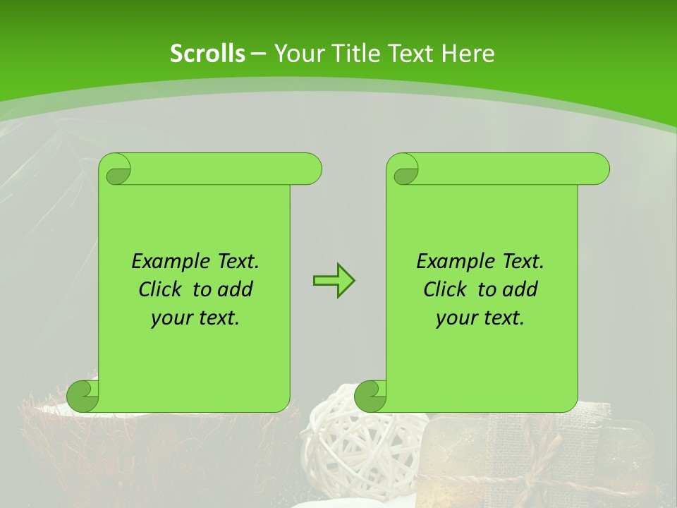 Salt Leaf Flame PowerPoint Template