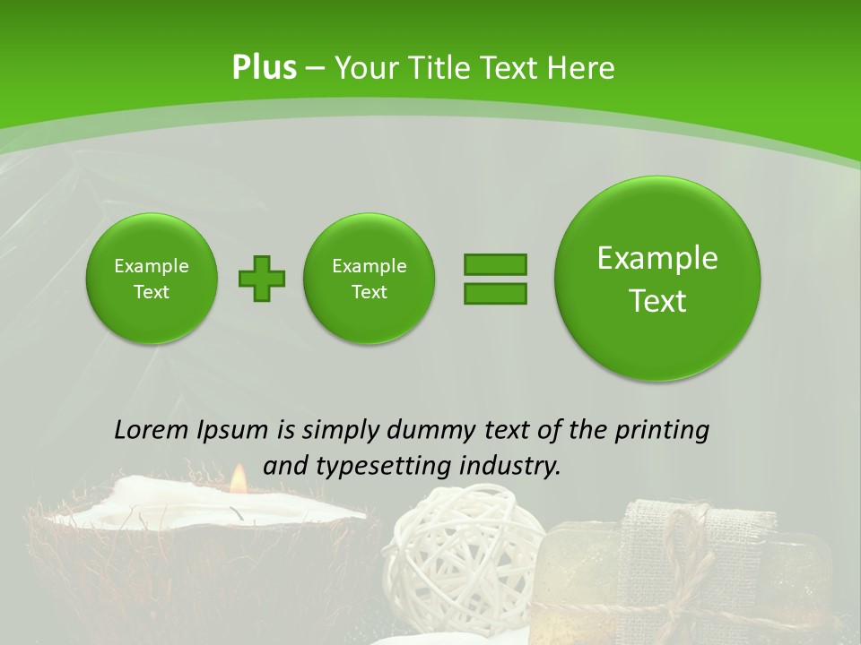 Salt Leaf Flame PowerPoint Template