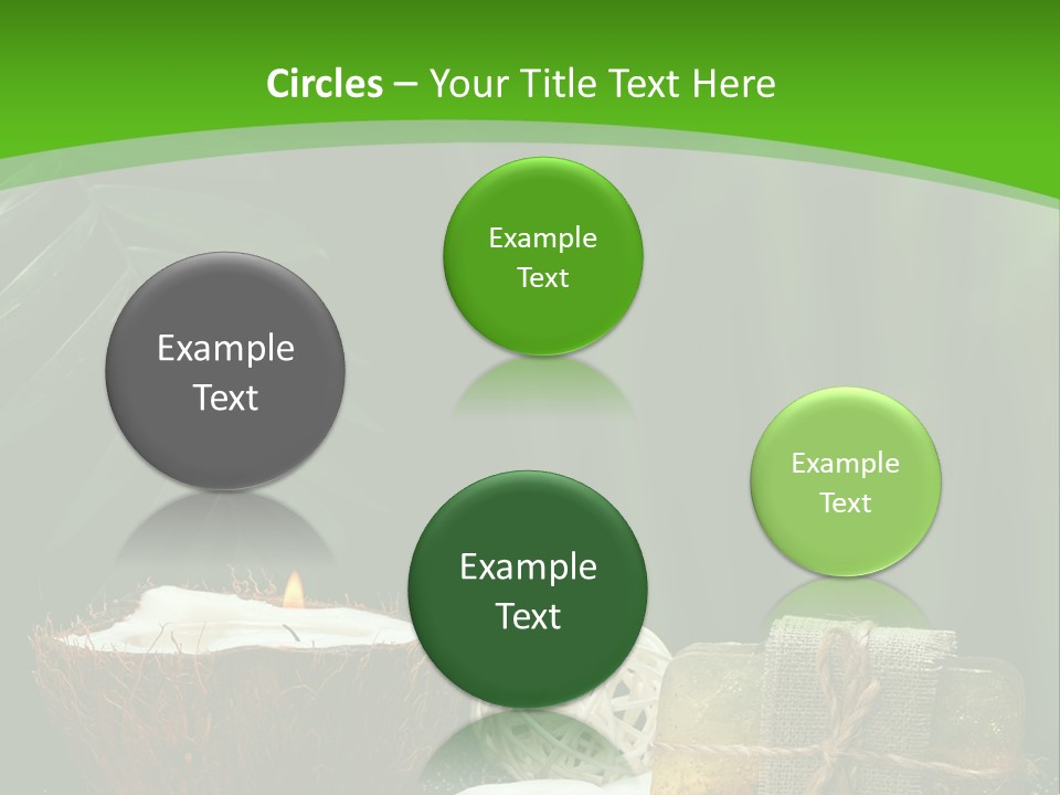 Salt Leaf Flame PowerPoint Template