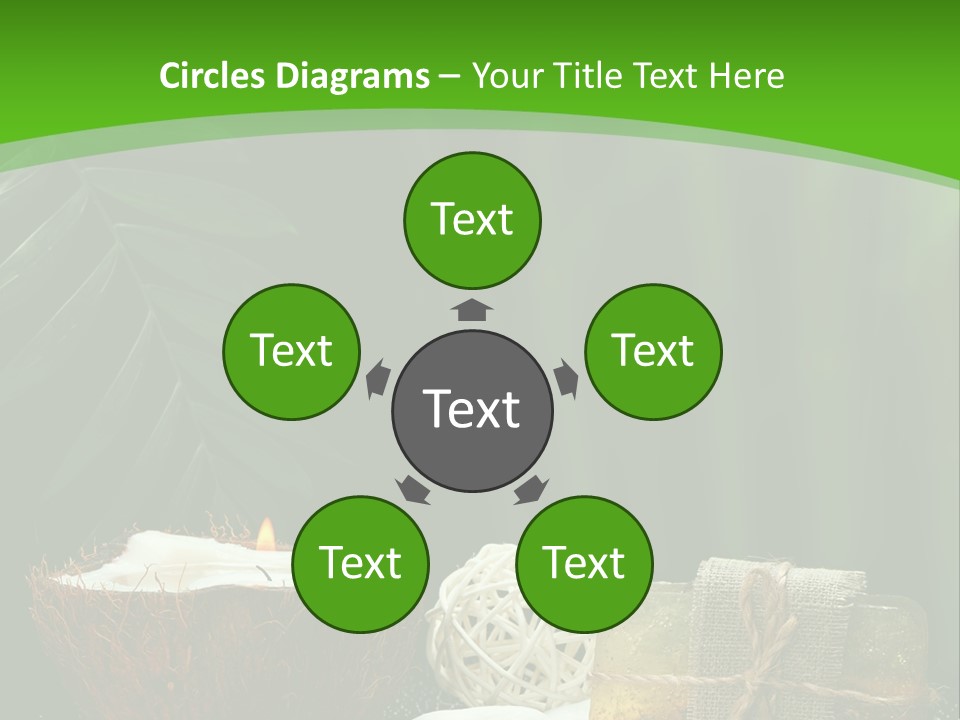 Salt Leaf Flame PowerPoint Template