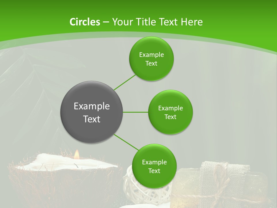 Salt Leaf Flame PowerPoint Template