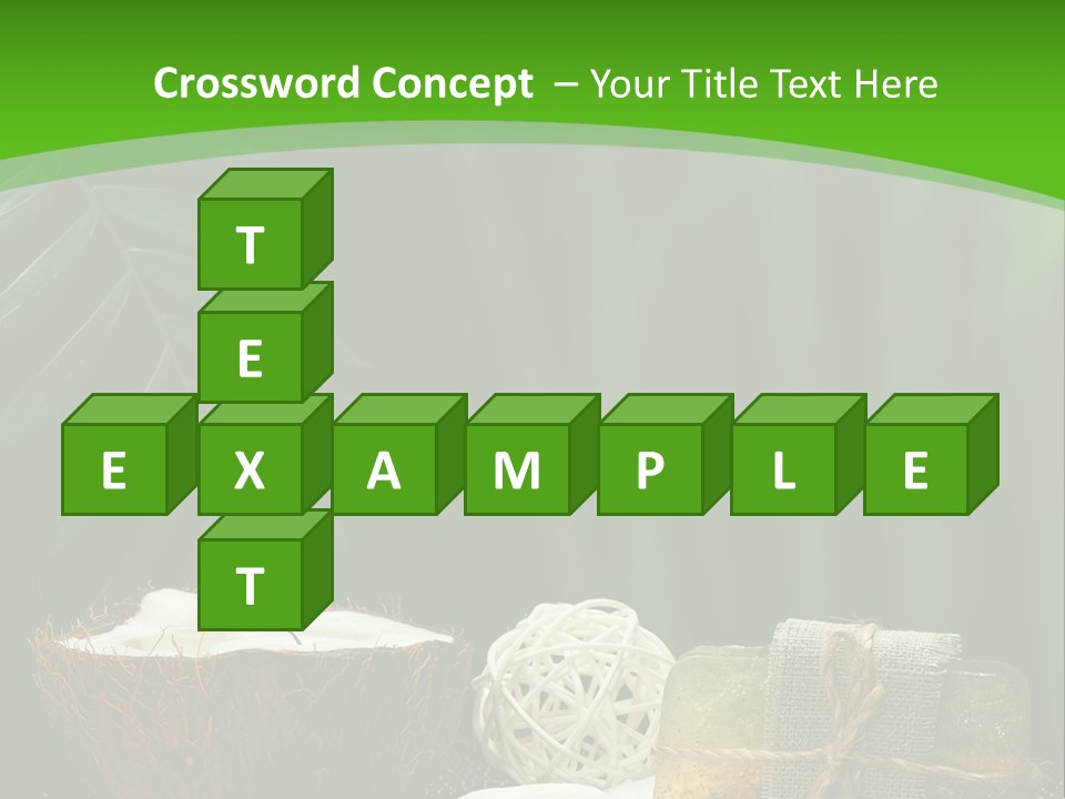 Salt Leaf Flame PowerPoint Template