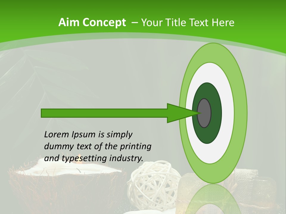 Salt Leaf Flame PowerPoint Template