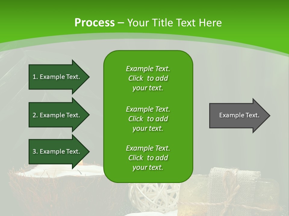 Salt Leaf Flame PowerPoint Template