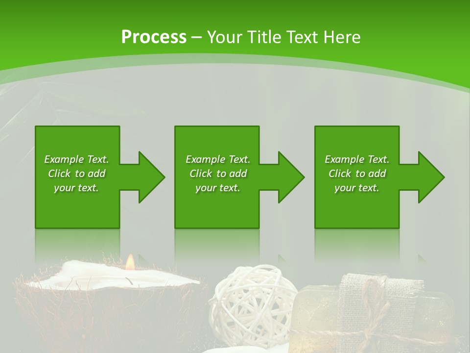Salt Leaf Flame PowerPoint Template