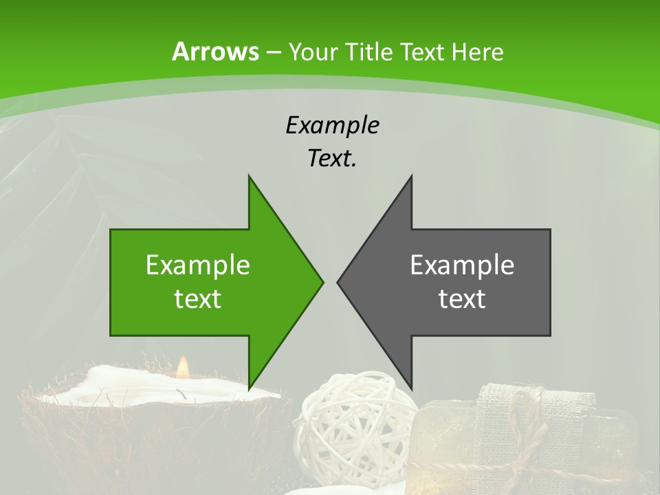 Salt Leaf Flame PowerPoint Template