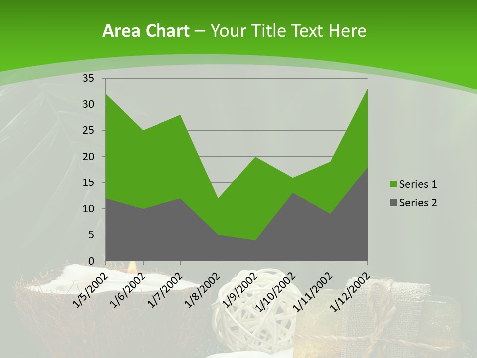 Salt Leaf Flame PowerPoint Template