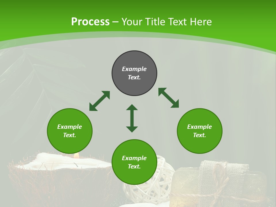 Salt Leaf Flame PowerPoint Template