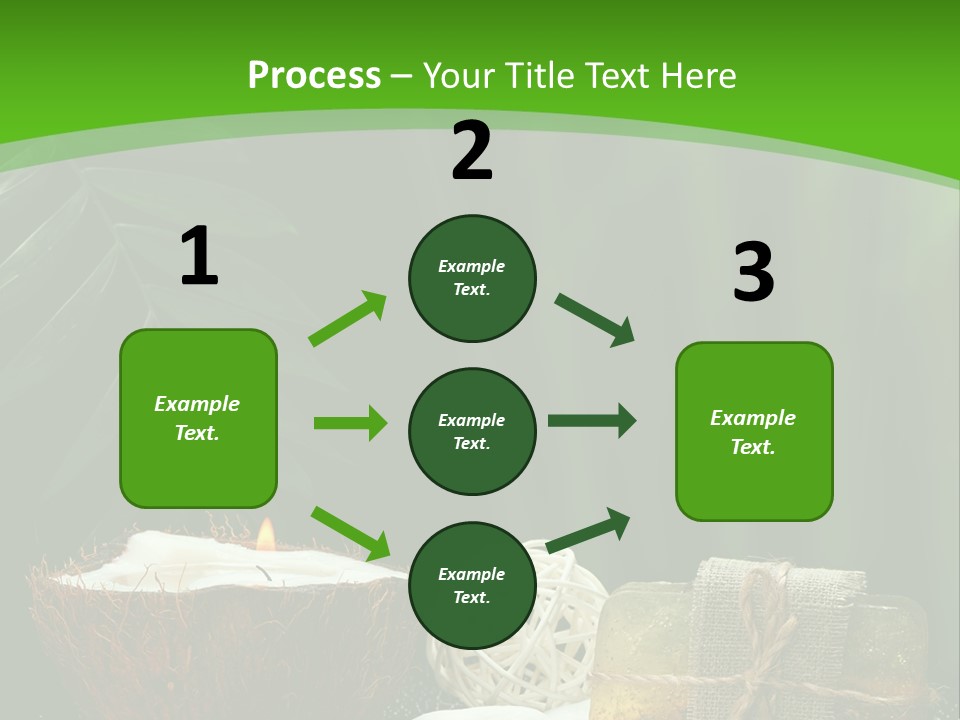 Salt Leaf Flame PowerPoint Template