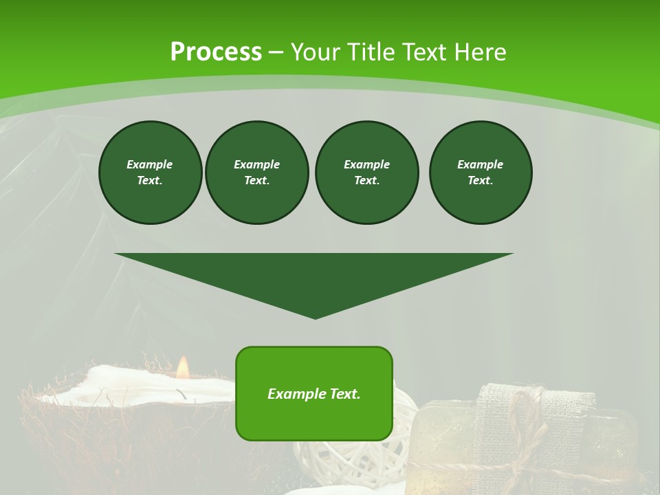 Salt Leaf Flame PowerPoint Template