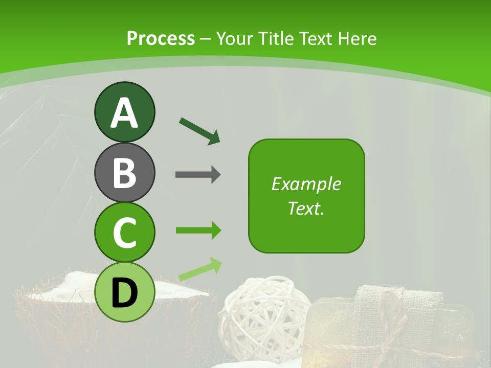 Salt Leaf Flame PowerPoint Template