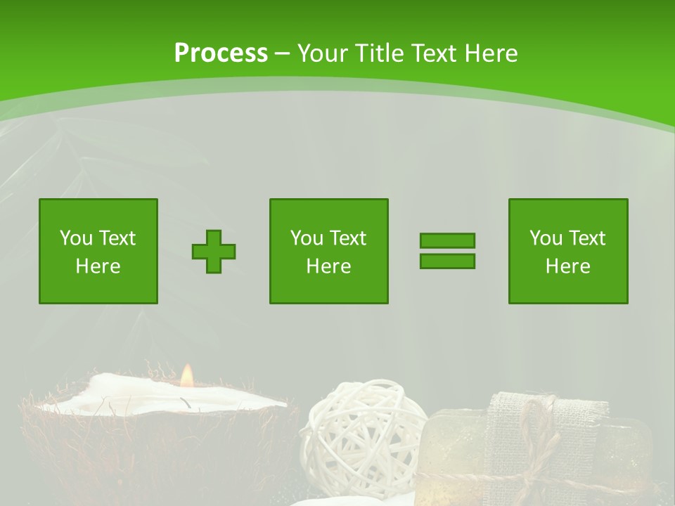 Salt Leaf Flame PowerPoint Template