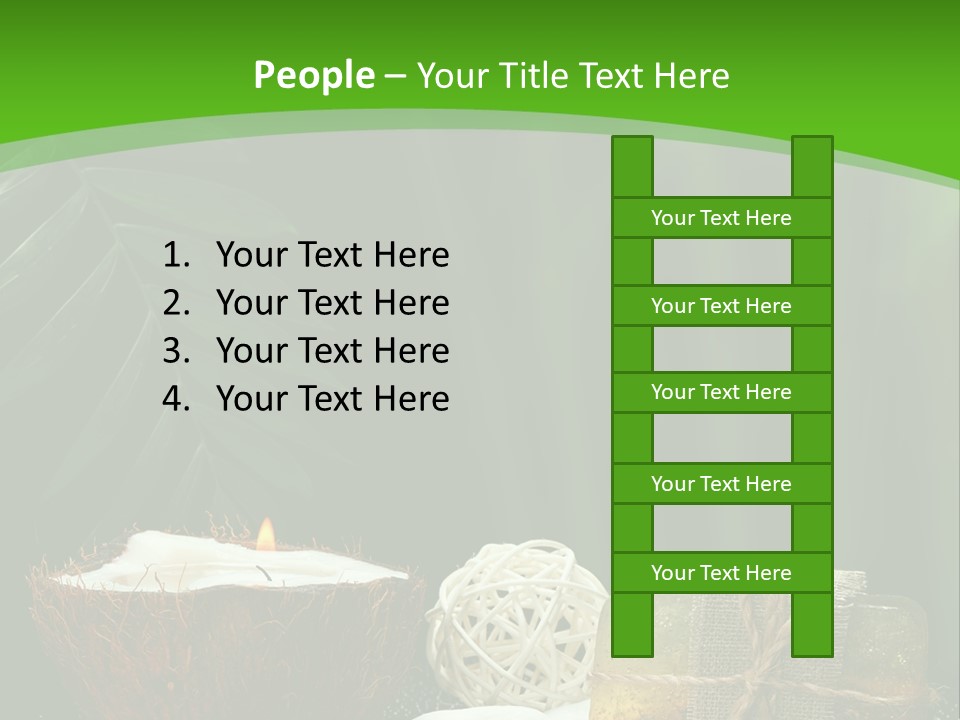 Salt Leaf Flame PowerPoint Template