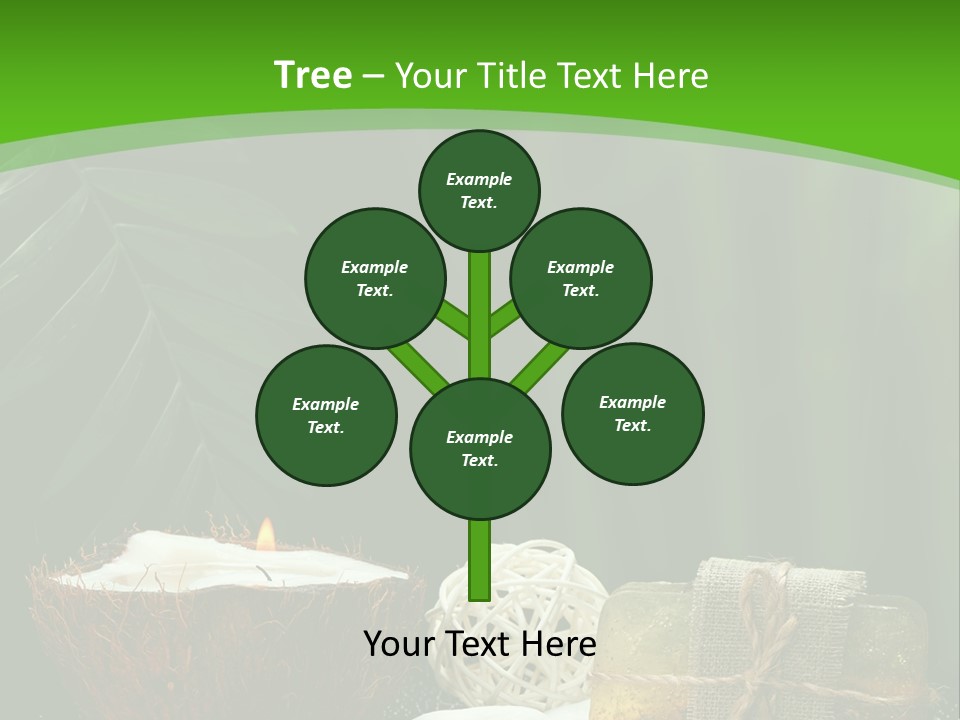 Salt Leaf Flame PowerPoint Template