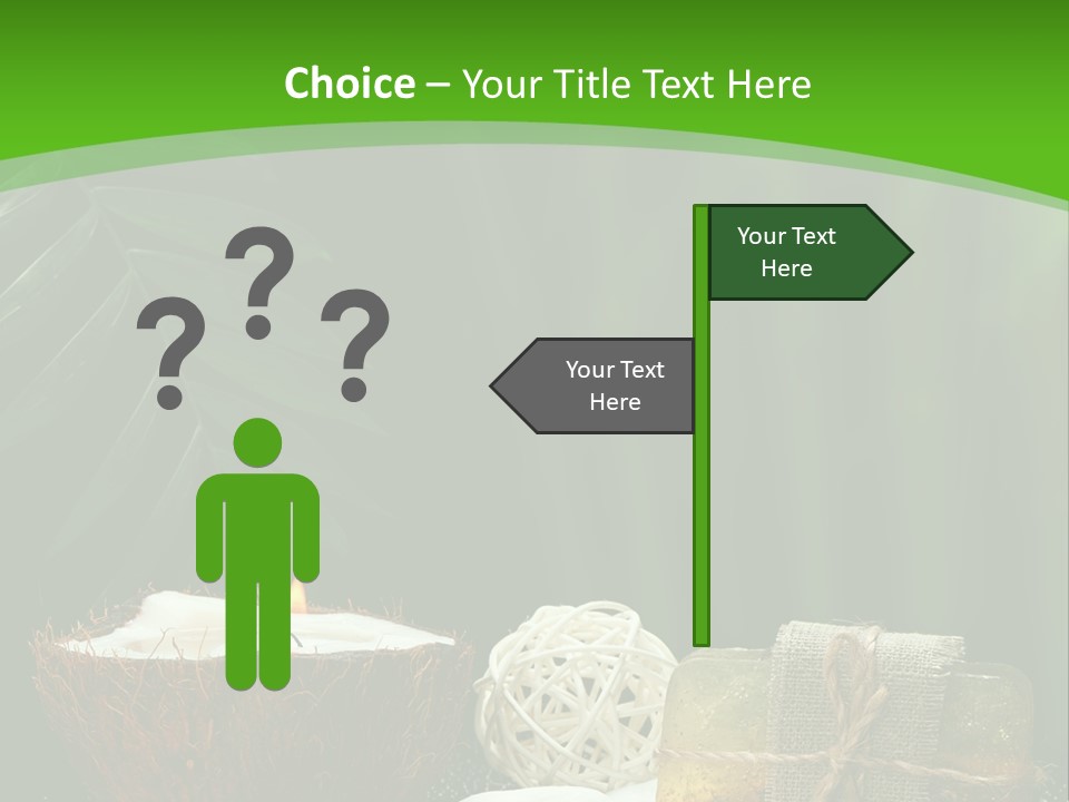 Salt Leaf Flame PowerPoint Template