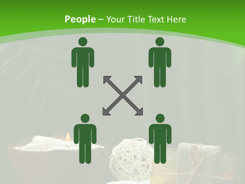 Salt Leaf Flame PowerPoint Template