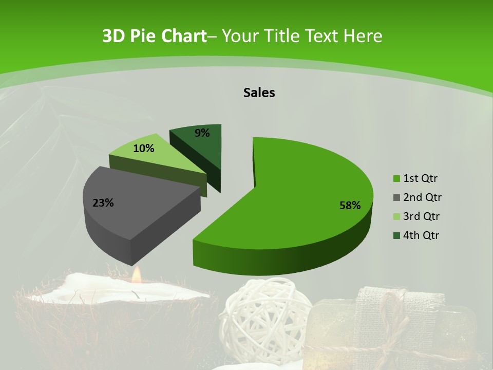 Salt Leaf Flame PowerPoint Template
