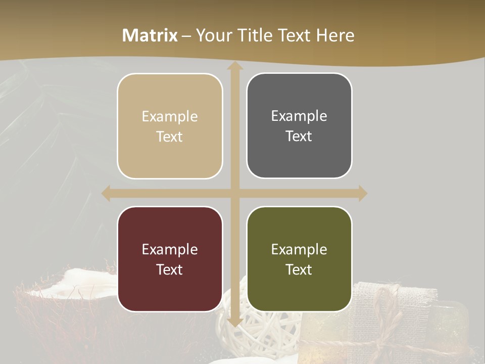 Ball Black Candle PowerPoint Template