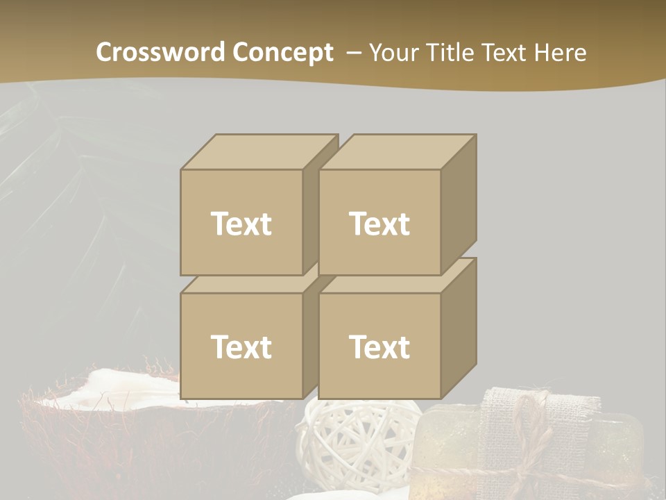 Ball Black Candle PowerPoint Template
