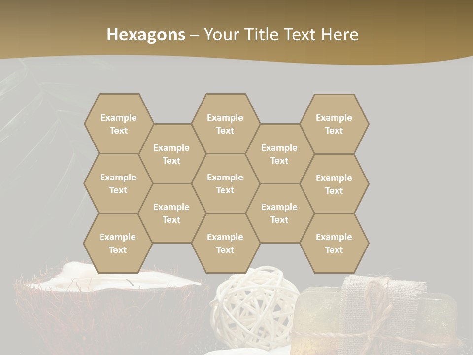 Ball Black Candle PowerPoint Template