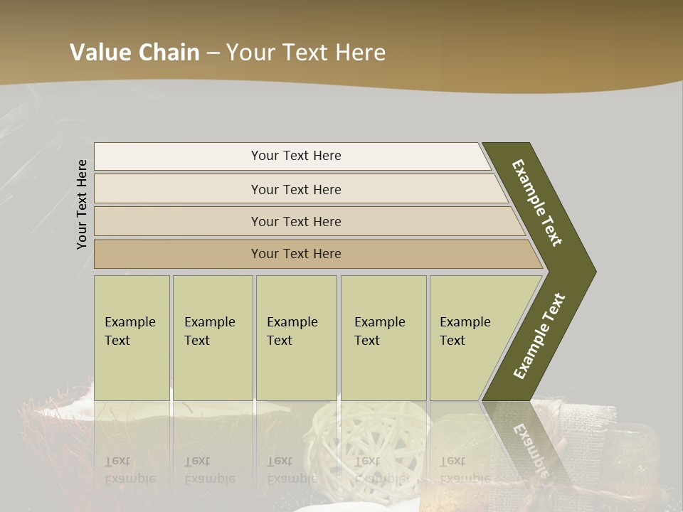 Ball Black Candle PowerPoint Template