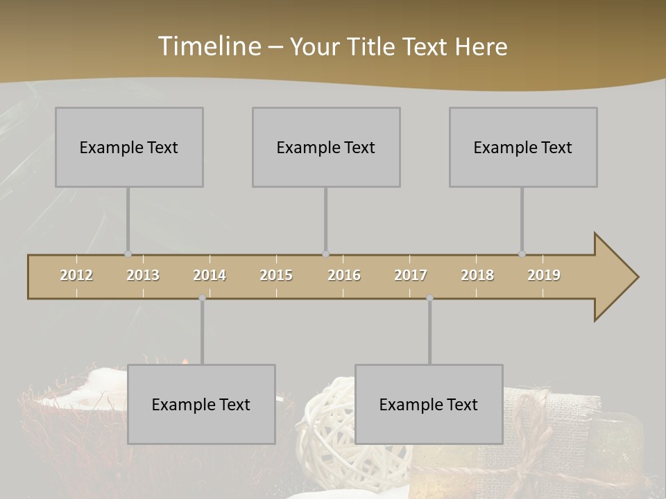 Ball Black Candle PowerPoint Template